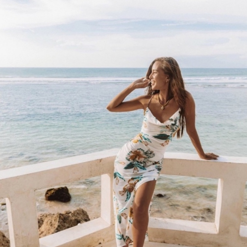 New without tags MIDI Eden dress